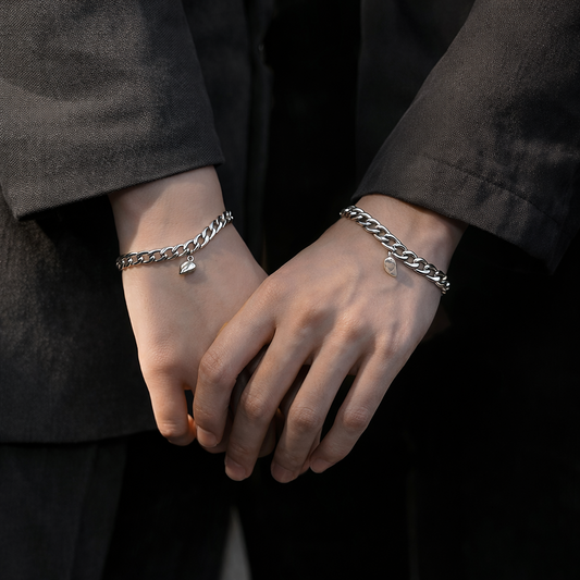Magnetic Heart Couple Bracelets (2-Piece Set)
